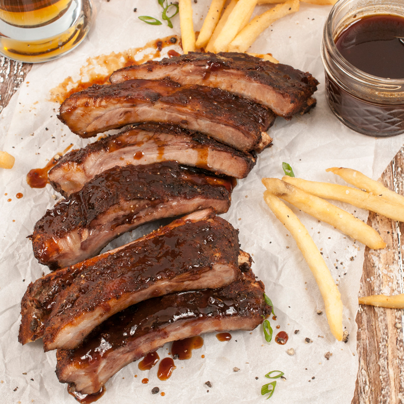 ribs family pack from Austin's American Grill in fort collins and greeley colorado