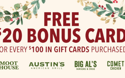 Holiday Bonus Cards Are Back!